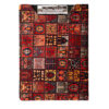 Traditional Print Clipboard with Pocket and Fabric Cover