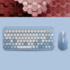 Wireless Keyboard and Mouse with Beehive Design