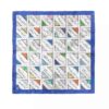 Mini Head Scarf for Women - Artistic Poem Print Ideal for Summer & Spring