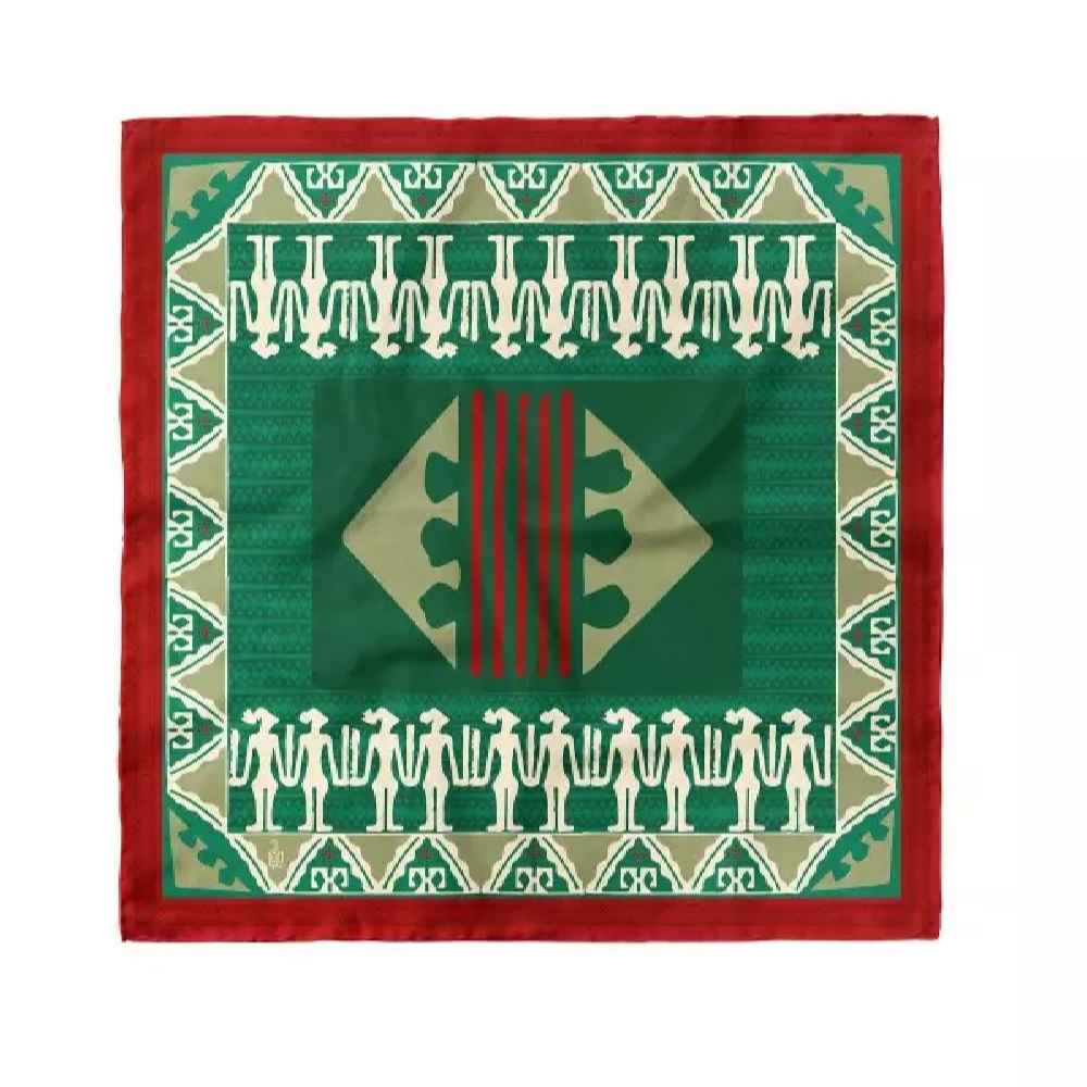 Mini Head Scarf for Women – Artistic Print Ideal for Summer & Spring