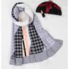 Printed Shawl for Women Artistic & Lightweight Houndstooth