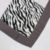 Printed Shawl for Women Artistic & Lightweight Zebra & Houndstooth
