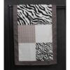 Printed Shawl for Women Artistic & Lightweight Zebra & Houndstooth