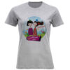 Women’s Short Sleeve T-Shirt with Romantic Nowruz Print – Soft & Feminine