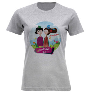 Women’s Short Sleeve T-Shirt with Romantic Nowruz Print – Soft & Feminine