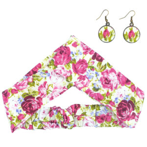 Women’s Twisted Cross Headband & Earrings Set Heaven