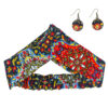 Women's Twisted Cross Headband & Earrings Set Traditional