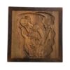 Wood Carved Backgammon Board Handcrafted Shahname Inspired Ashkbous