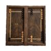 Wood Carved Backgammon Board Handcrafted Shahname Inspired Ashkbous