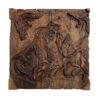 Wood Carved Backgammon Board Handcrafted Shahname Inspired Dragon