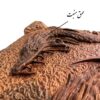 Wood Carved Backgammon Board Handcrafted Shahname Inspired Dragon