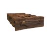 Wood Carved Backgammon Board Handcrafted with Eagle Design