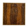 Wood Carved Backgammon Board Handcrafted with Intricate Floral Design