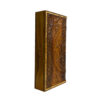 Wood Carved Backgammon Board Handcrafted with Intricate Floral Design