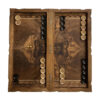Handcrafted Solid Wood Persian Backgammon Board with Achaemenid Persian Heritage Design