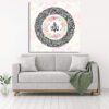 Islamic Wood Print Art - Ayat al-Kursi Design Wall Art