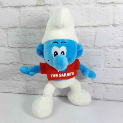 The Smurfs Blue Stuffed Toy – 22 cm Plush Character Doll