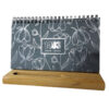 1403 Persian Desk Calendar Monthly Light Brown Base