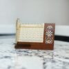 1403 Persian Desk Calendar Monthly Wooden