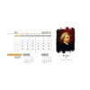 1403 Persian Desk Calendar Monthly with Wooden Base