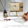 1403 Persian Desk Calendar with Craft Paper & Notepad