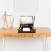 1403 Persian Desk Calendar with Notes Section & Pen Holder