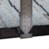 Artisanal Gray Striped Kilim Rug from Fars - Handwoven Persian Wool