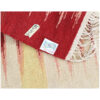 Artisanal Red Abstract Geometric Kilim Rug - Handwoven Persian Wool