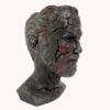 Decorative Concrete Sculptural Vase, Featuring an Artistic Man's Head Design for a Striking Interior Accent