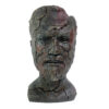 Decorative Concrete Sculptural Vase, Featuring an Artistic Man's Head Design for a Striking Interior Accent
