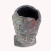 Decorative Concrete Sculptural Vase, Featuring an Artistic Man's Head Design for a Striking Interior Accent
