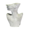 Decorative Concrete Sculptural Vase in the Shape of a Woman's Body, Making a Bold Artistic Statement