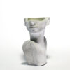 Decorative Concrete Sculptural Vase in the Shape of a Woman's Body, Making a Bold Artistic Statement