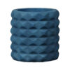 Artistic Concrete Vase Handcrafted with Resin, Featuring a Unique Mesh Design for a Contemporary Decor Accent