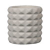 Artistic Concrete Vase Handcrafted with Resin, Featuring a Unique Mesh Design for a Contemporary Decor Accent