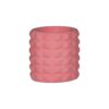Artistic Concrete Vase Handcrafted with Resin, Featuring a Unique Mesh Design for a Contemporary Decor Accent