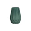 Artistic Concrete Vase with Resin Details, Handcrafted in Black and Designed for Single Stems with a Minimalist Touch