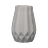 Artistic Concrete Vase with Resin Details, Handcrafted in Black and Designed for Single Stems with a Minimalist Touch