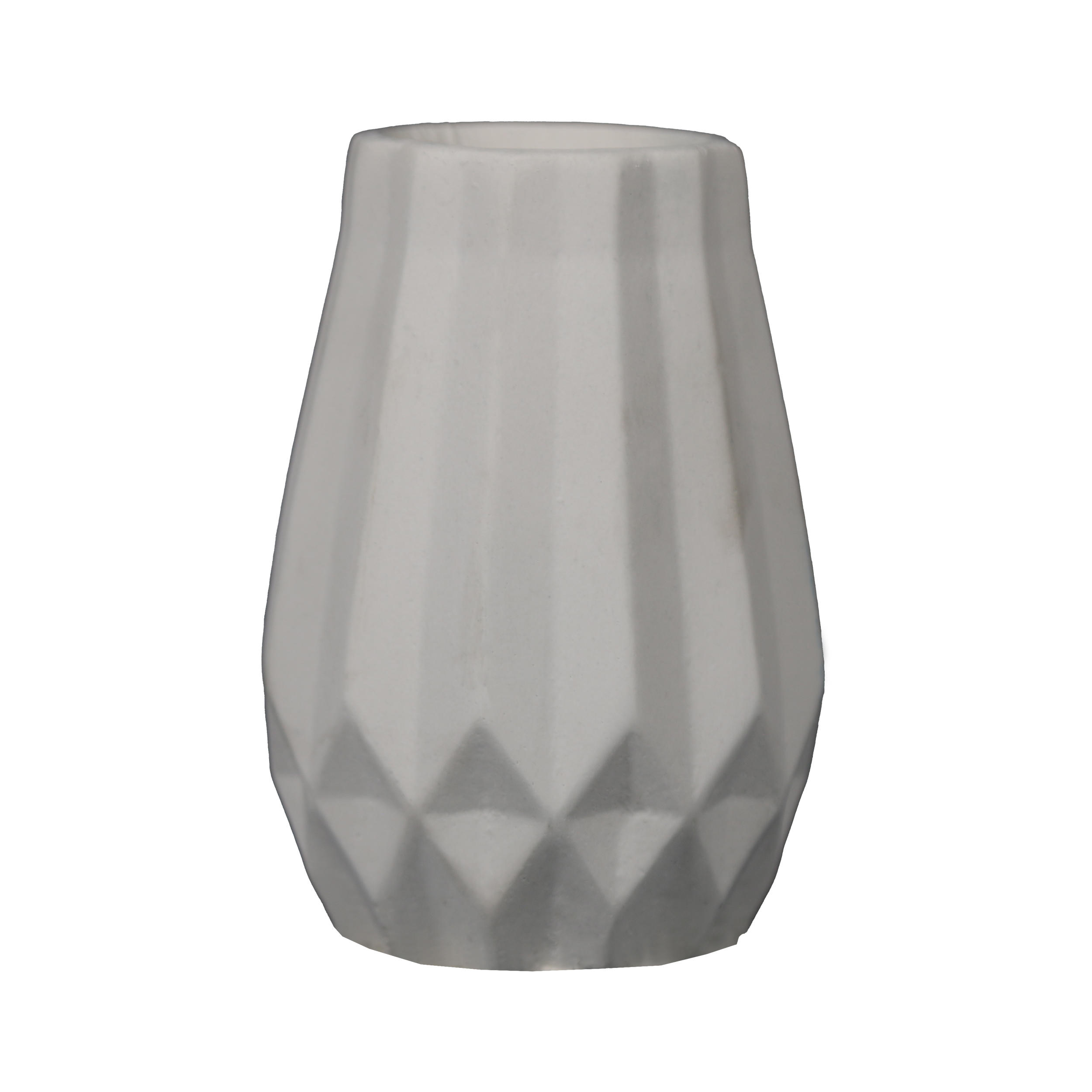 Artistic Concrete Vase with Resin Details, Handcrafted in Black and Designed for Single Stems with a Minimalist Touch