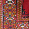 Hand-Knotted Persian Qashqai Tribal Rug (Traditional Bukhara Design) - Red Wool