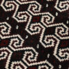 Hand-Knotted Persian Golestan Torkaman Rug (Bukhara Design) - Mahogany Brown Wool