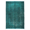 Hand-Knotted Persian Isfahan Rug (Traditional Classical Design) - Teal Green Wool