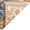Hand-Knotted Persian Kashmar Rug (Bordered Geometric Medallion) - Cream Wool