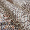 Hand-Knotted Persian Khoy Riz Mahi Rug (Mahi Medallion / Herati) - Cream Kork Wool