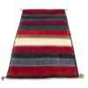 Authentic Handwoven Persian Striped Gabbeh Rug in Red - Wool