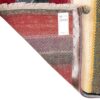 Authentic Handwoven Persian Striped Gabbeh Rug in Red - Wool