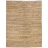 Authentic Handwoven Persian Minimalist Gabbeh Rug - Solid Cream Wool