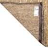 Authentic Handwoven Persian Minimalist Gabbeh Rug - Solid Cream Wool