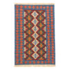 Firuzabad Qashqai Geometric Kilim Rug - Authentic Handwoven Persian Wool