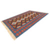 Firuzabad Qashqai Geometric Kilim Rug - Authentic Handwoven Persian Wool